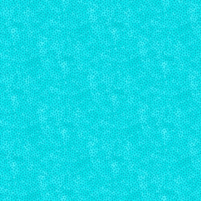 Hugs & Kisses FLANNEL - Cherrios in Turquoise - Deborah Edwards - Northcott