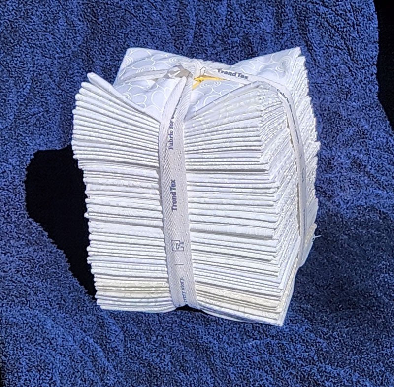 Harmony Prints White - "Canadian Sized" Fat Quarter Bundle