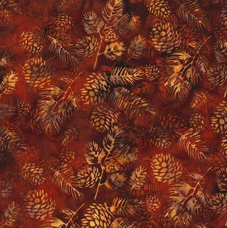 Bali Batiks - 2568-389 in Paprika - Hoffman Fabrics