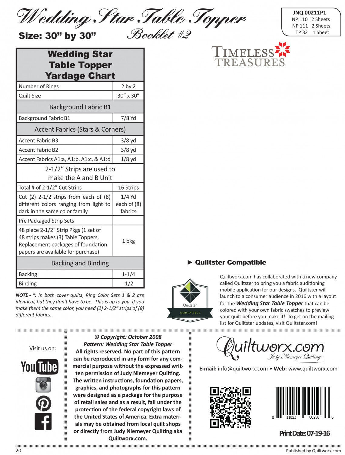 Winter Traditions (FPP) - Quiltworx (Pre-order: Jan 2026)