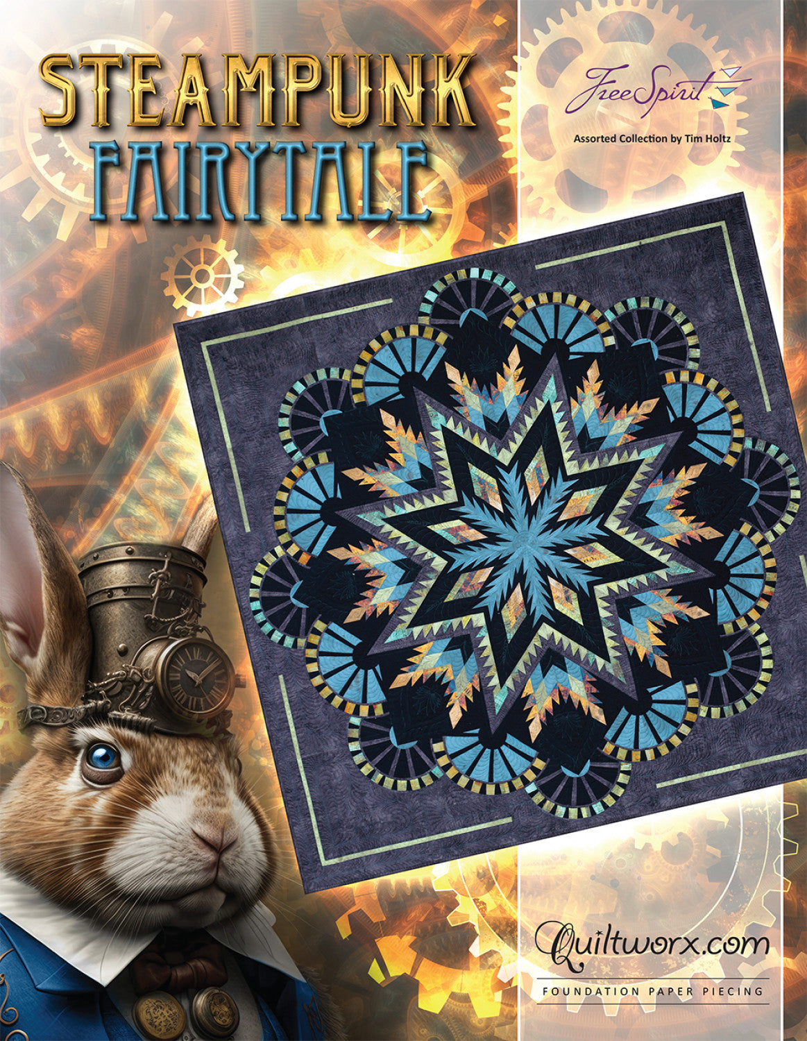 Steampunk Fairytale Pattern (FPP) - Quiltworx (Pre-order: Jan 2026)