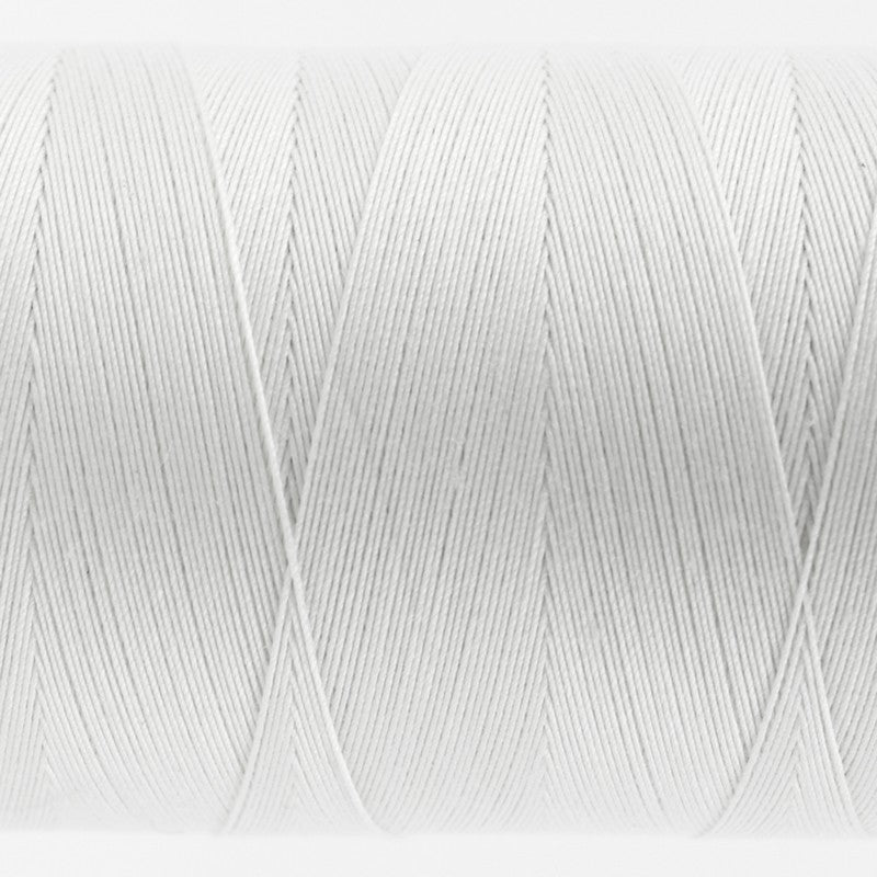 Konfetti - White - Cotton 50wt 1094yd (1000m) - WonderFil Specialty Threads (Pre-order: Jan 2026)