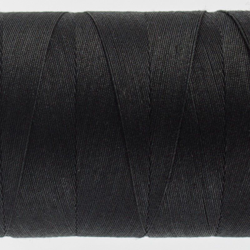 Konfetti - Black - Cotton 50wt 1094yd (1000m) - WonderFil Specialty Threads (Pre-order: Jan 2026)
