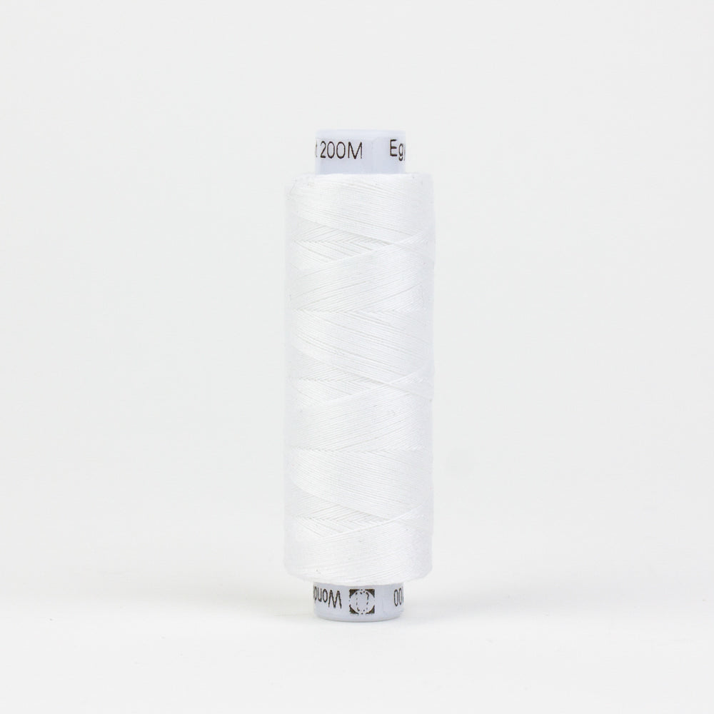 Konfetti - White - Cotton 50wt 220yd (200m) - WonderFil Specialty Threads (Pre-order: Jan 2026)