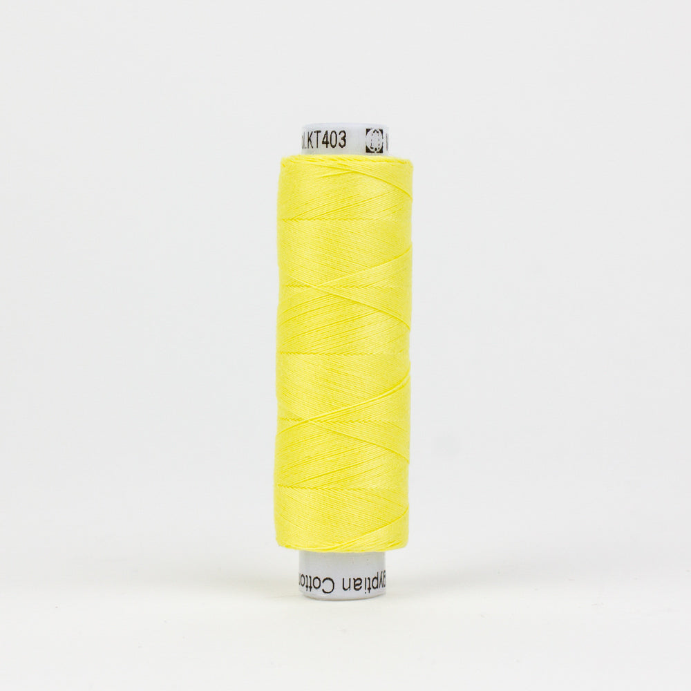 Konfetti - Yellow - Cotton 50wt 220yd (200m) - WonderFil Specialty Threads (Pre-order: Jan 2026)