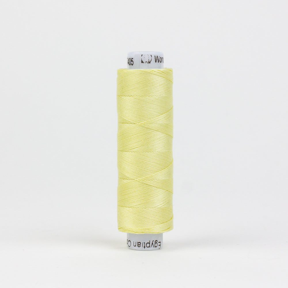 Konfetti - Pale Yellow - Cotton 50wt 220yd (200m) - WonderFil Specialty Threads (Pre-order: Feb 2026)