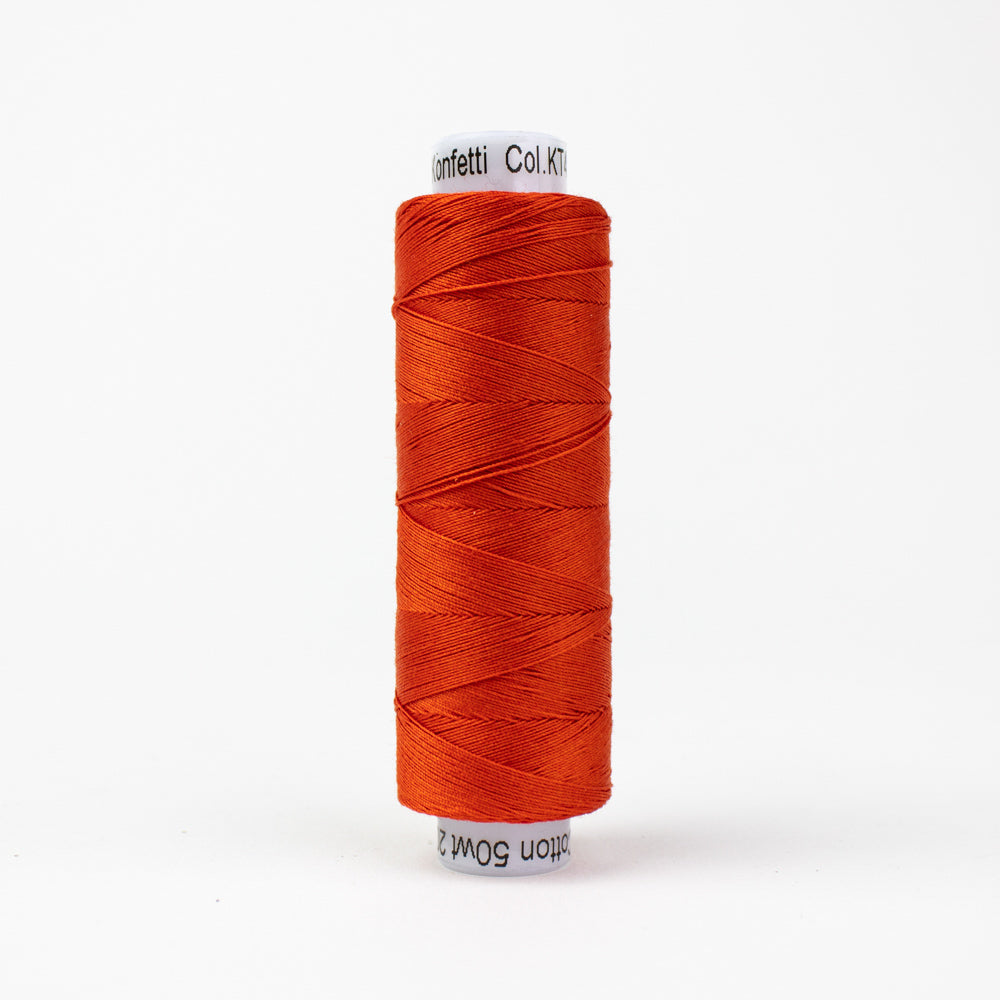 Konfetti - Volcano - Cotton 50wt 220yd (200m) - WonderFil Specialty Threads (Pre-order: Jan 2026)