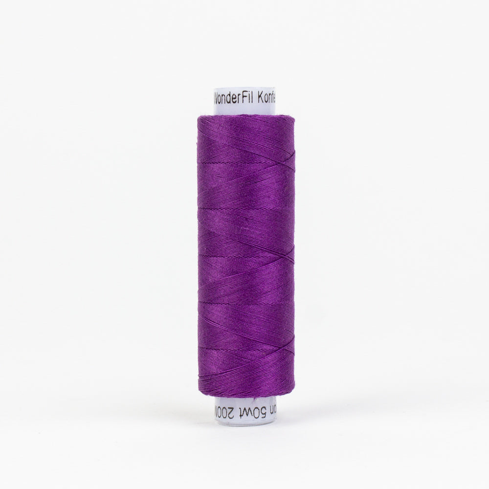 Konfetti - Purple - Cotton 50wt 220yd (200m) - WonderFil Specialty Threads (Pre-order: Aug 2026)