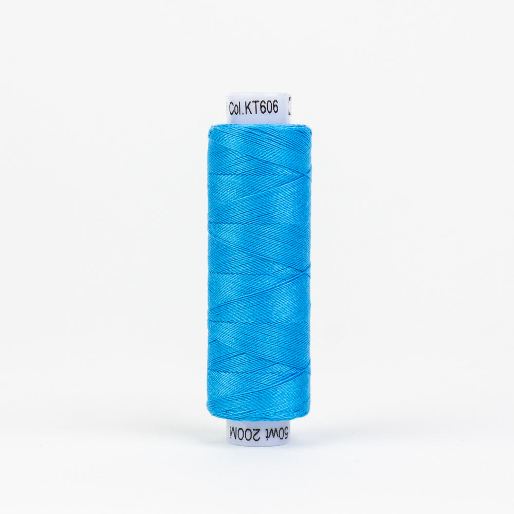 Konfetti - Peacock Blue - Cotton 50wt 220yd (200m) - WonderFil Specialty Threads (Pre-order: Jan 2026)