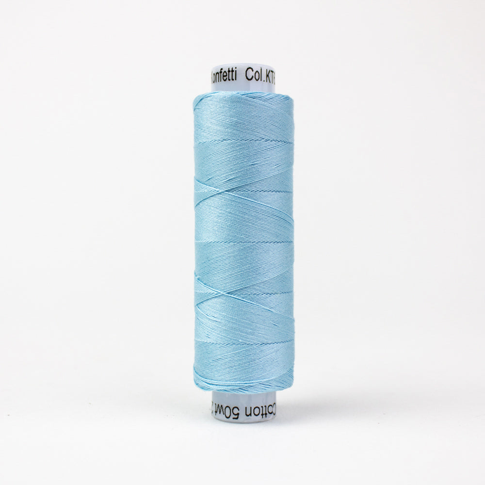 Konfetti - Glacier - Cotton 50wt 220yd (200m) - WonderFil Specialty Threads (Pre-order: Feb 2026)