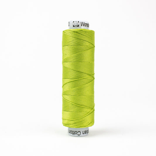 Konfetti - Chartreuse - Cotton 50wt 200yd (200m) - WonderFil Threads (Pre-order: June 2024)
