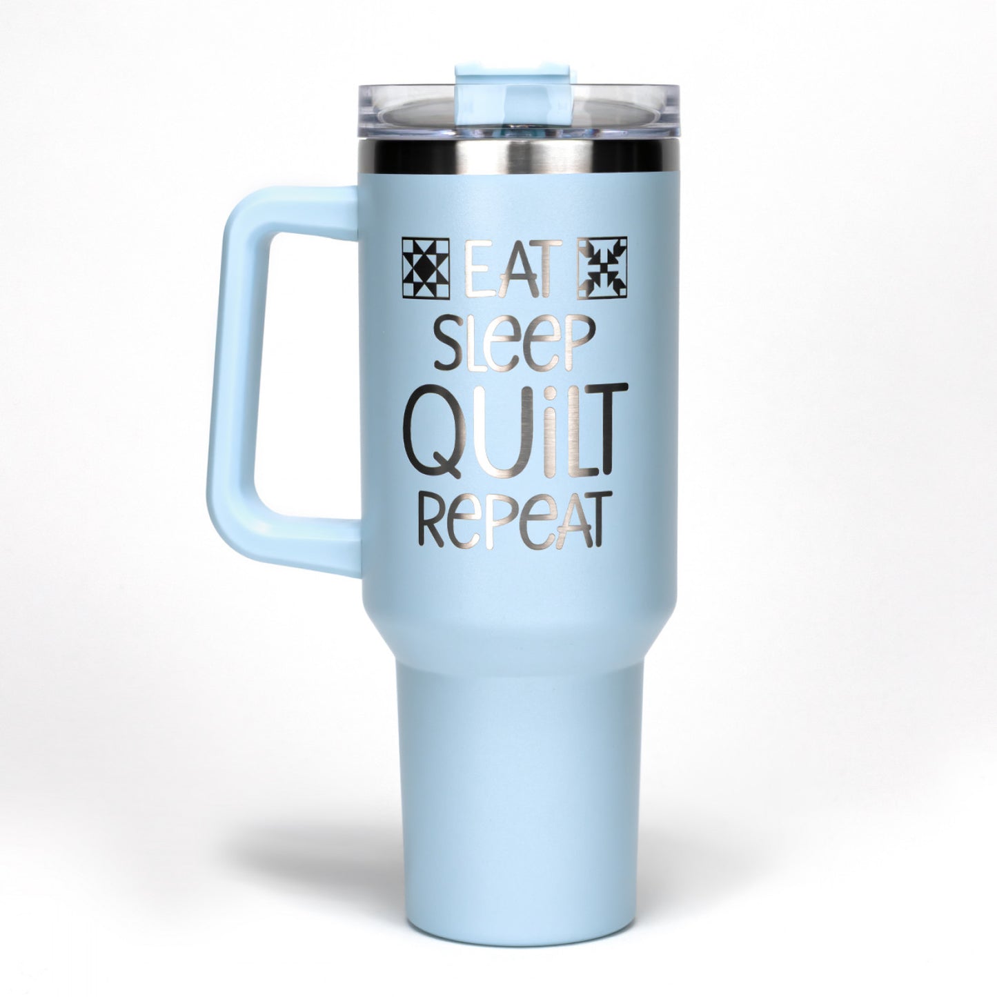 Eat Sleep Quilt Repeat Tumbler (40oz/1182ml) (Pre-order: Feb 2026)