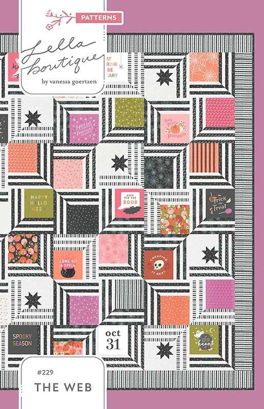 Hey Boo - The Web Quilt Pattern - Lella Boutique - Moda (Pre-order: May 2024)