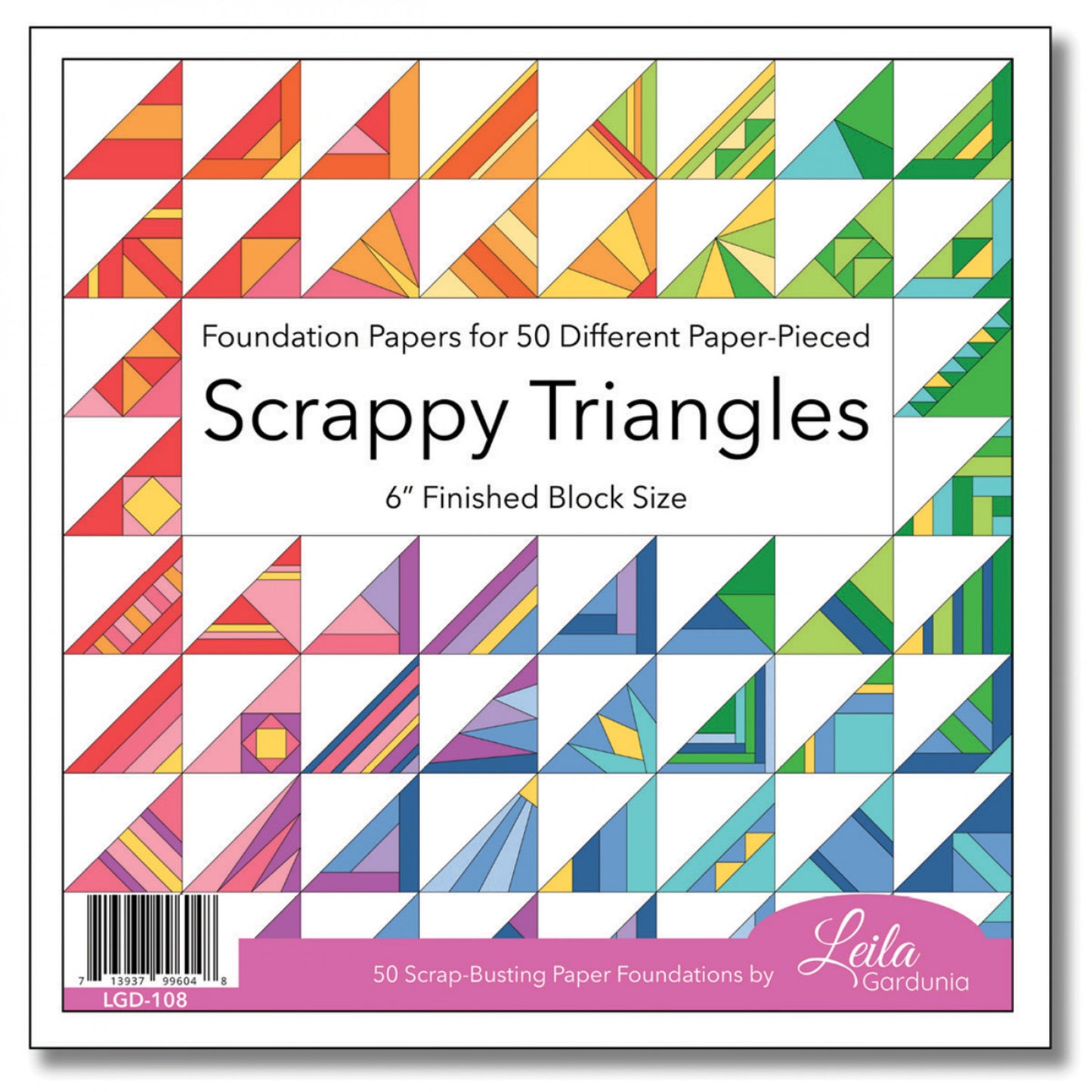 Scrappy Triangle Foundation Paper Piecing Pad (Pre-order: Feb 2026)