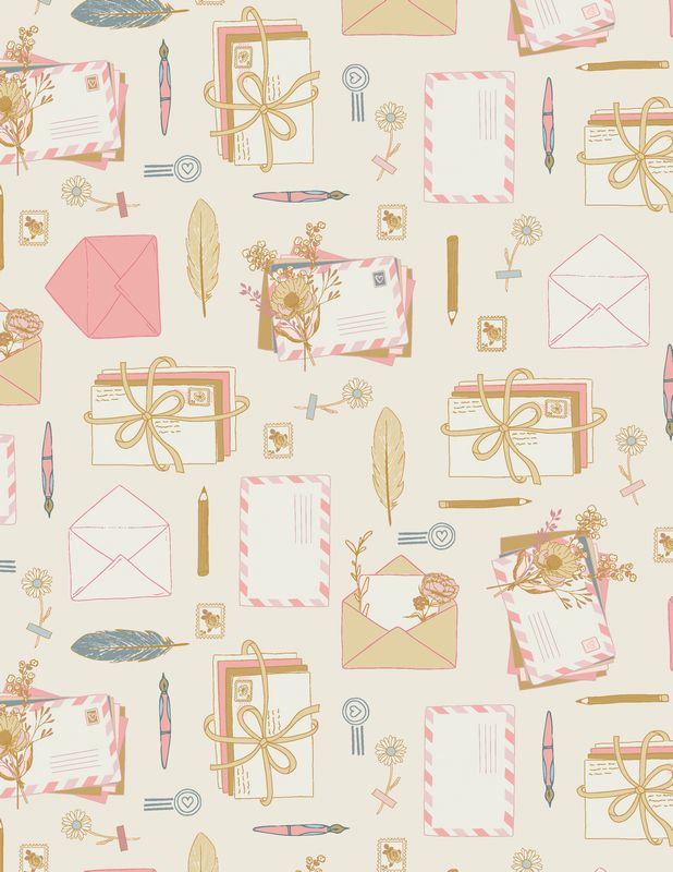 Love Letters - Forever Yours - Becca Plymale - Art Gallery Fabrics
