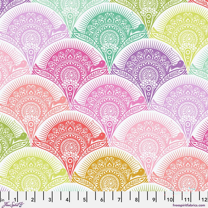 Prince Charming Deja Vu - Snail Scallop in Sugarrush - Tula Pink - Free Spirit (Pre-order: Aug 2026)