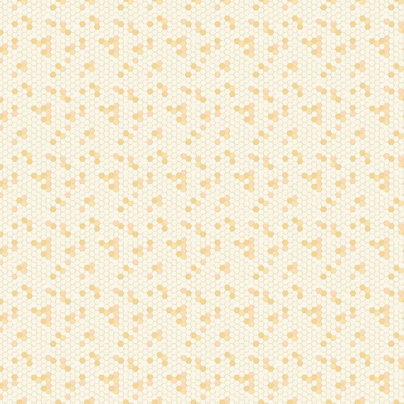 Humblebee - Hexies in Yellow - Aimee Parker - FIGO (Northcott)