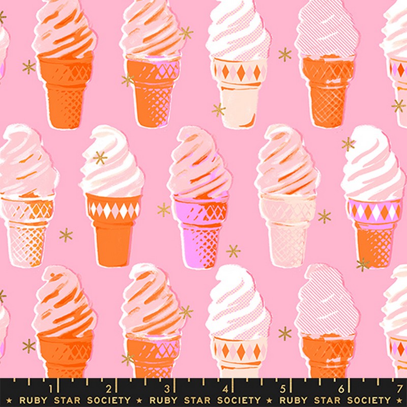 Best Day Ever - Ice Cream in Posy METALLIC - Melody Miller - Ruby Star Society (Pre-order: Jan 2026)