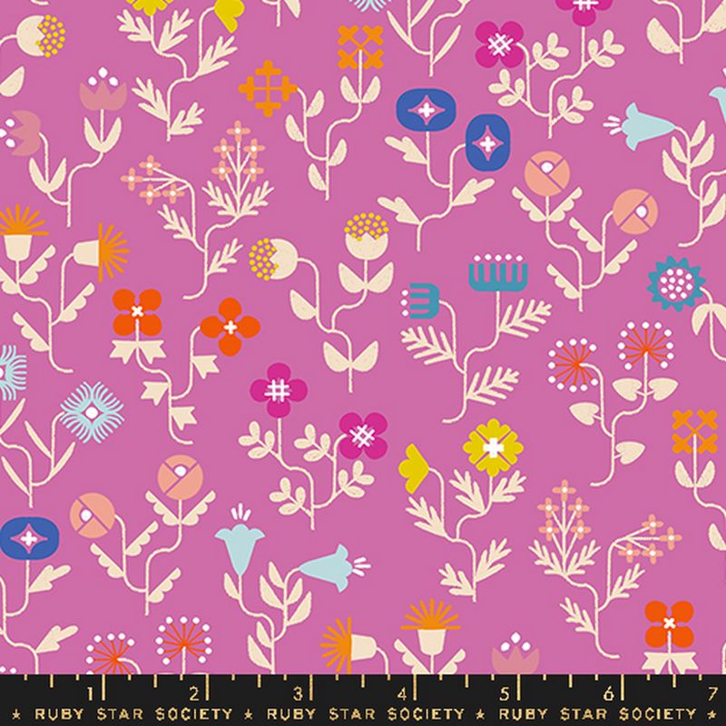 Salutations - Forget Me Not in Heliotrope - Rashida Colman-Hale - Ruby Star Society