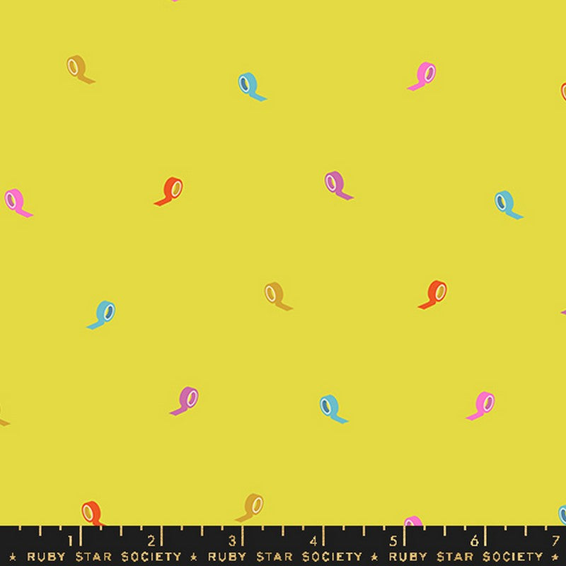 Washi Plus - Roll With It in Citron - Rashida Colman-Hale - Ruby Star Society