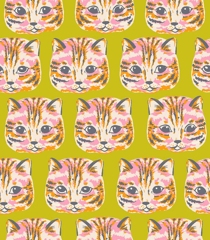 Oops! All Cats - Meow Meow in Pistachio - Sarah Watts - Ruby Star Society (Pre-order: June 2027)
