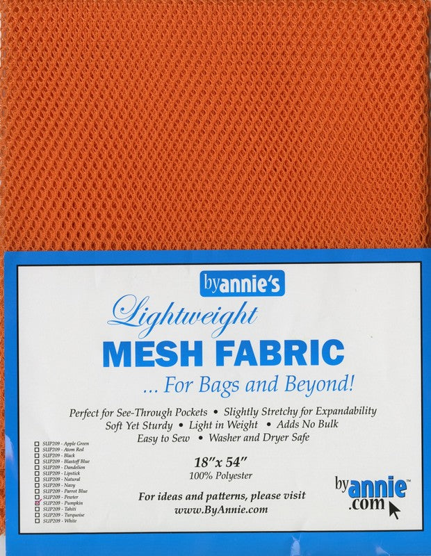 Lightweight Mesh Fabric by ByAnnie - Pumpkin (Pre-order: Jan 2026)