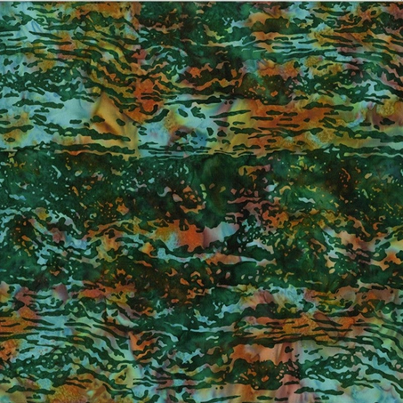 Bali Batiks - 2506-60 in Hunter - Hoffman Fabrics