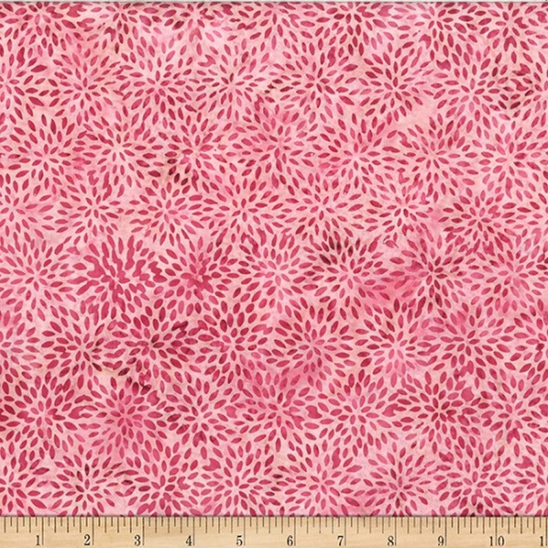 Bali Batiks - 2558-218 in Camellia - Hoffman Fabrics