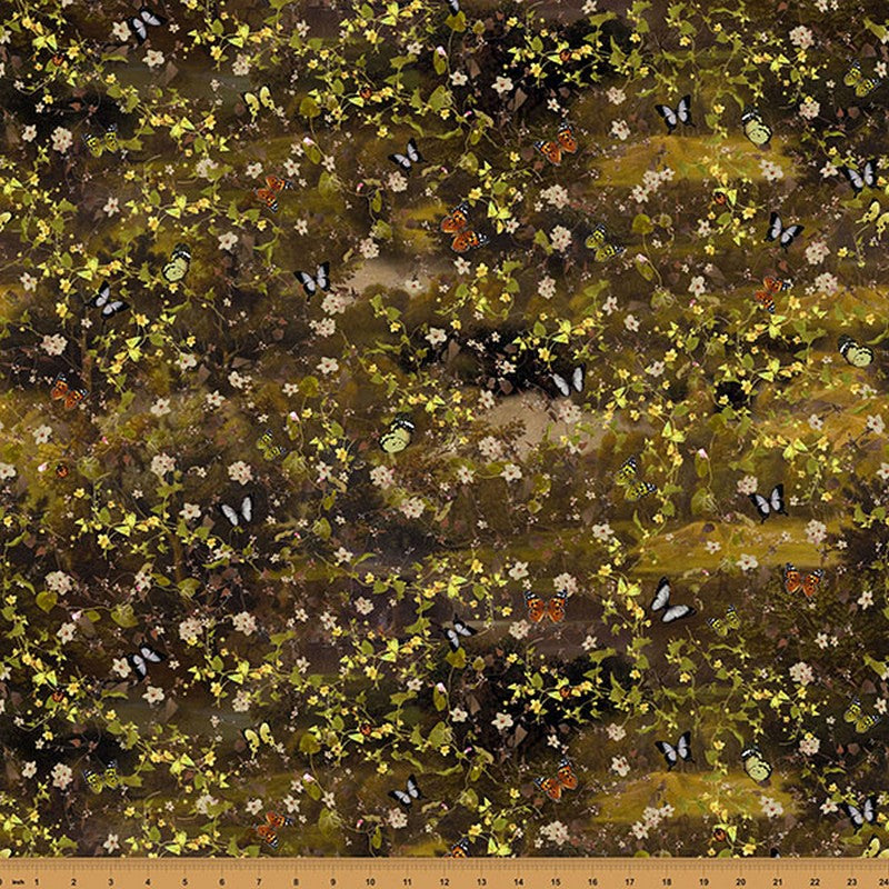 Among The Ferns - W5492-466 in Fauna - Hoffman Fabrics - Dinkydoo Fabrics