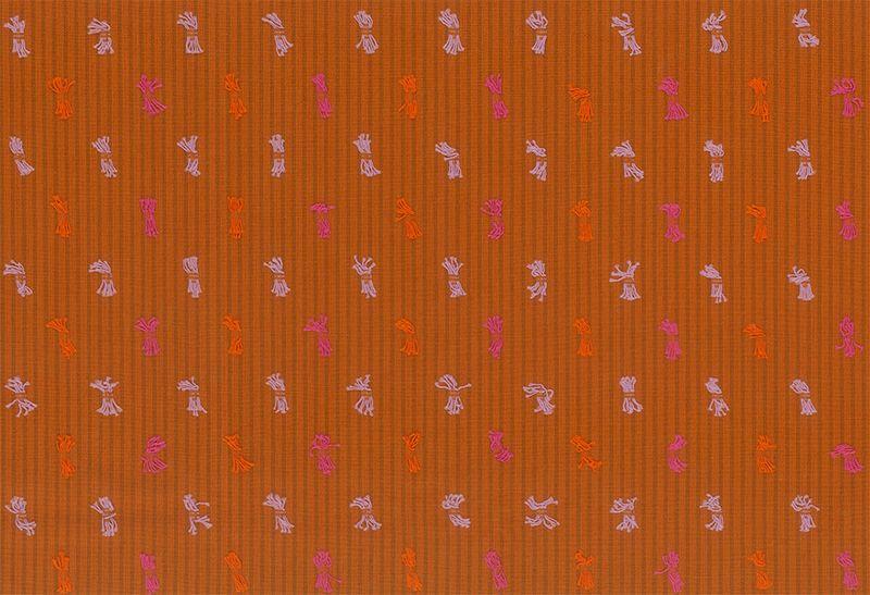 Garden Variety WOVENS - Channeling in Rust - Anna Maria Textiles