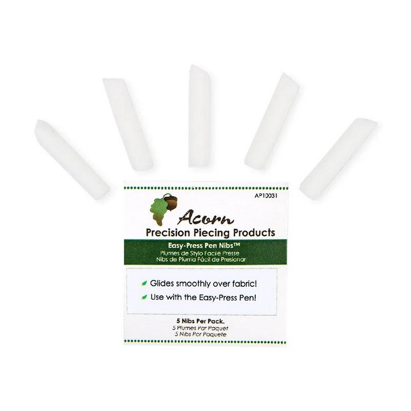 Easy Press Pen Nibs - 5pk - Acorn Precision Piecing