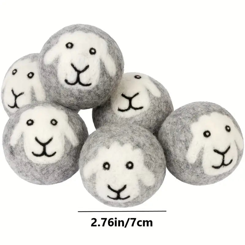 Wool Dryer Ball Buddies 3pc (Sheep)