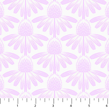 Anna Maria Indelible Soft - Coneflower Lilac (AMT1001-84L) - Northcott - Full Bolt (10m)