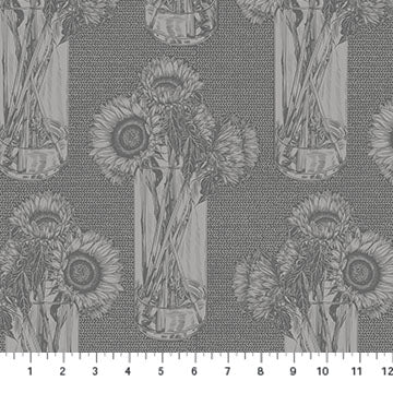 Indelible - Sunflowers Flash (AMT1004-28C) - Anna Maria - Northcott - Full Bolt (10m)