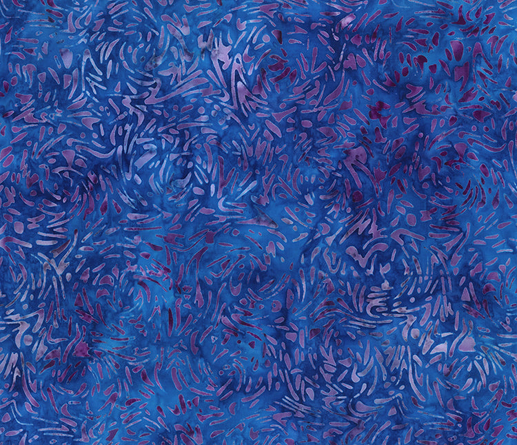 Banyan Batiks BFFs - Periwinkle (81600-47) Northcott - Full Bolt (11m)