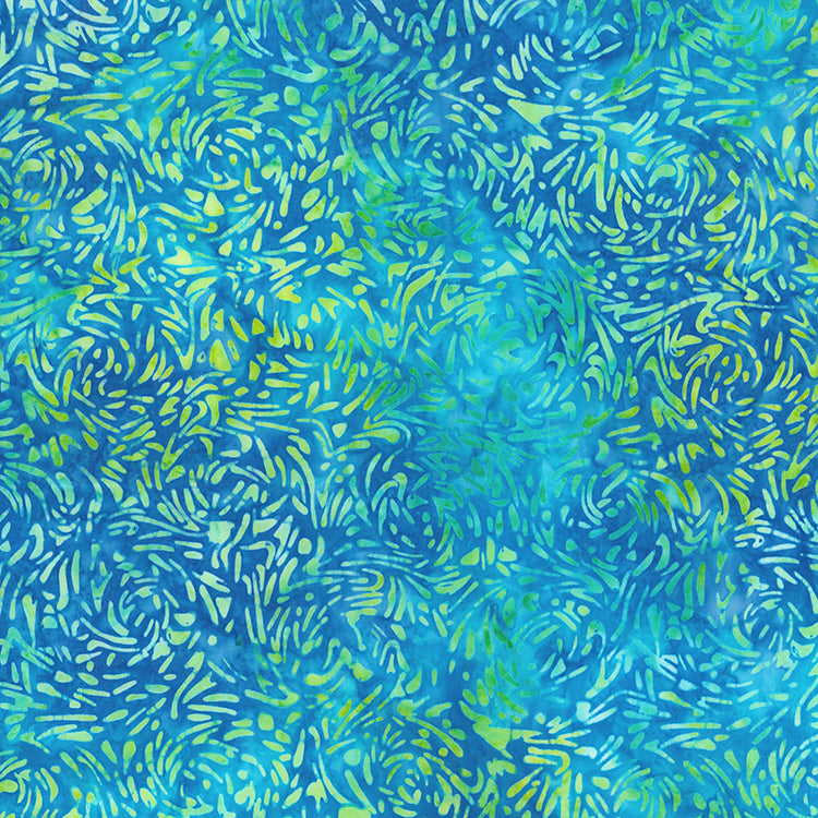 Banyan Batiks BFFs - Tropical Turquoise (81600-62) Northcott - Full Bolt (11m)