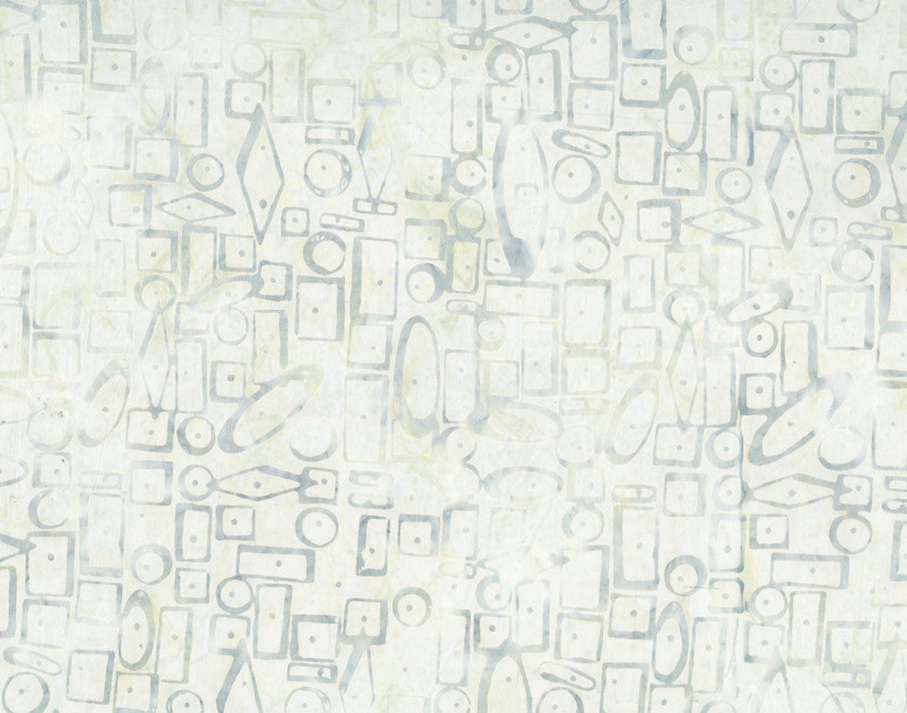 4th & Main Favourites Banyan Batiks - Boxes Vanilla (82003-11) Northcott - Full Bolt (11m)