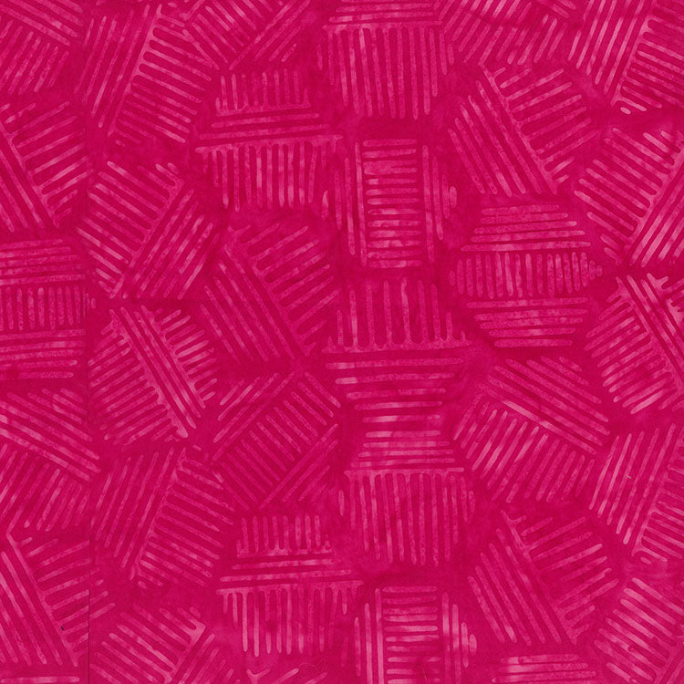 Banyan Batiks Hexies - Pink Punch (81700-28) Northcott - Full Bolt (11m)
