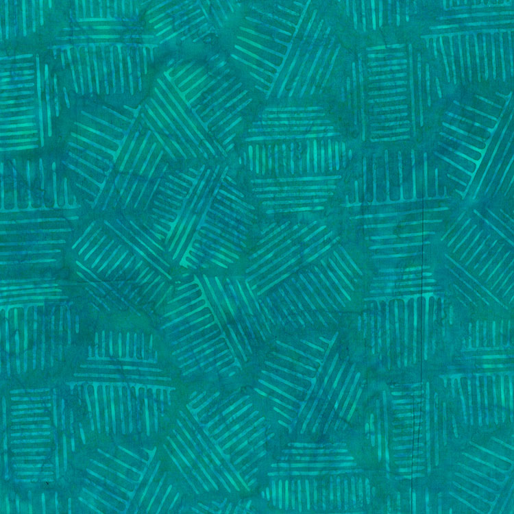 Banyan Batiks Hexies - Turquoise (81700-62) Northcott - Full Bolt (11m)