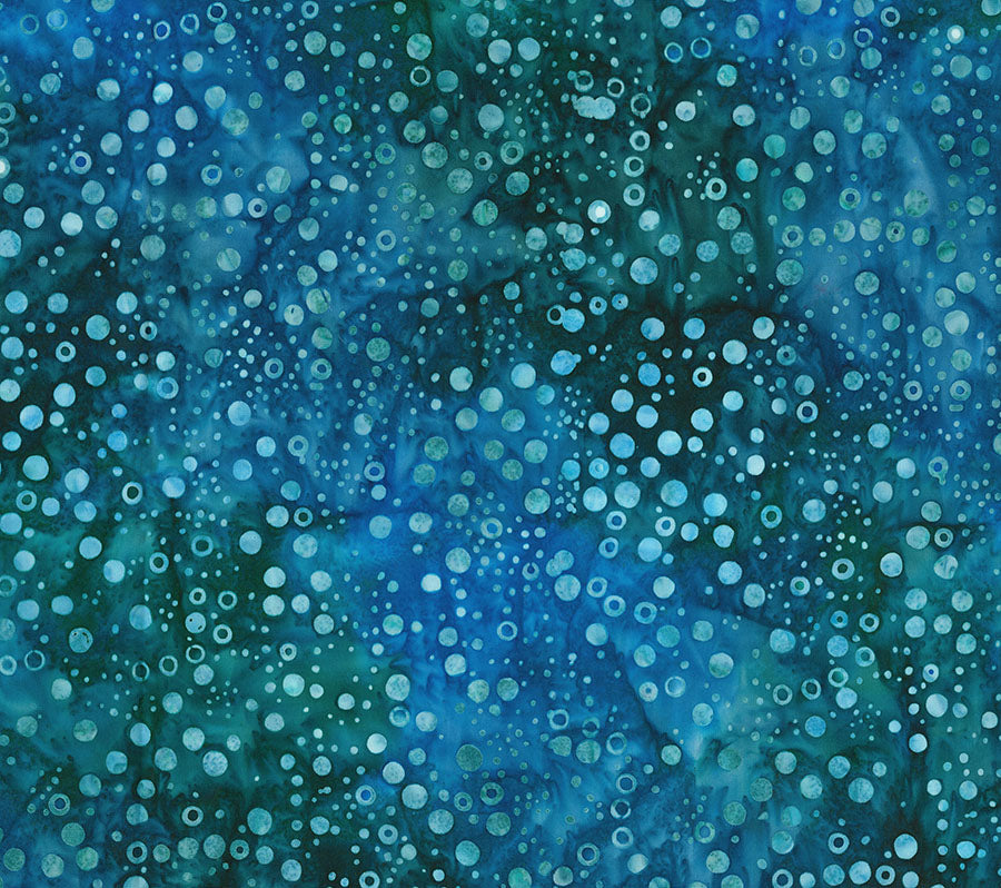 Banyan Batiks Pop Dots - Deep Sea (81900-63) Northcott - Full Bolt (11m)