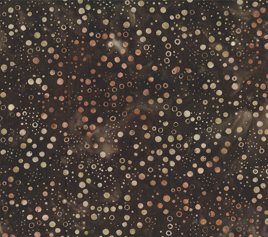 Banyan Batiks Pop Dots - French Roast (81900-39) Northcott - Full Bolt (11m)