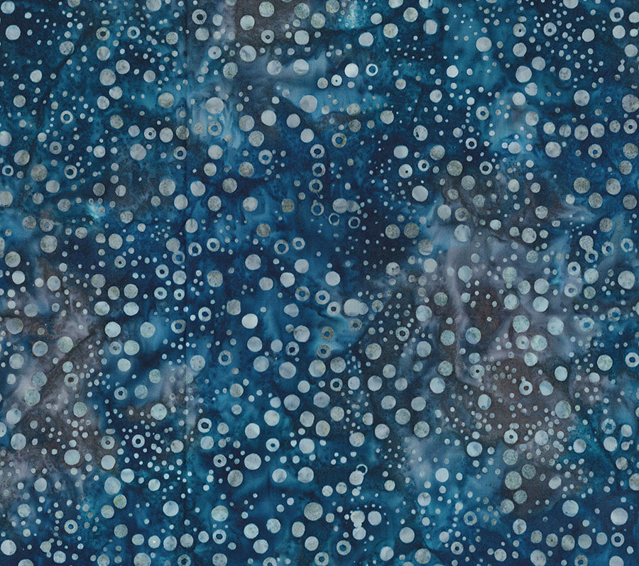 Banyan Batiks Pop Dots - Indigo (81900-45) Northcott - Full Bolt (11m)