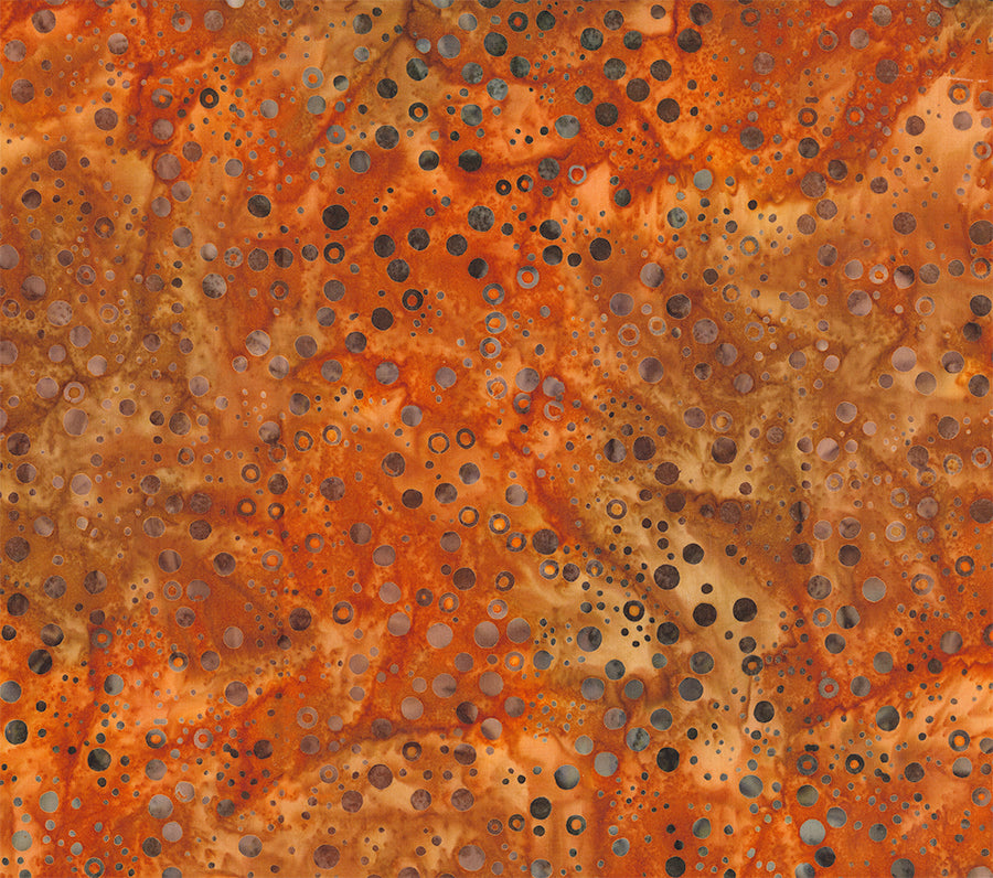 Banyan Batiks Pop Dots - Rust (81900-58) Northcott - Full Bolt (11m)