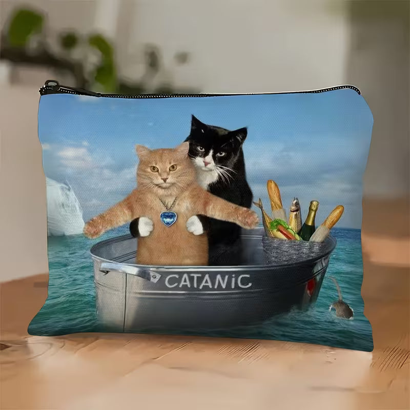 Sew n' Stash Bag - Draw Me Like One of Your French Cats