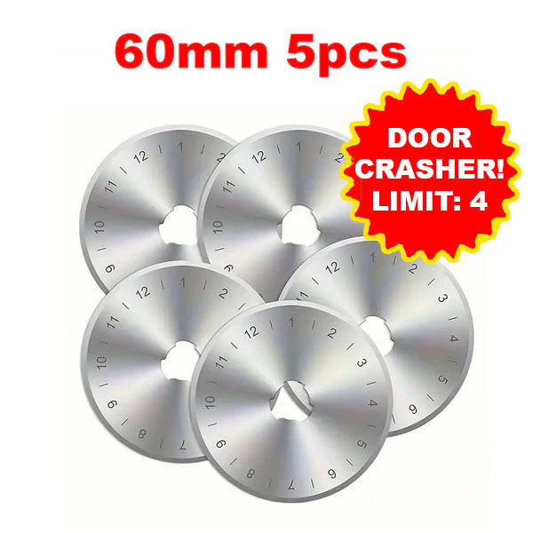 60mm Rotary Blade 5pc