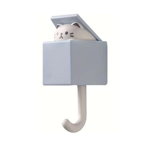 Curious Cat "Pop Up" Hook (Adhesive Back)