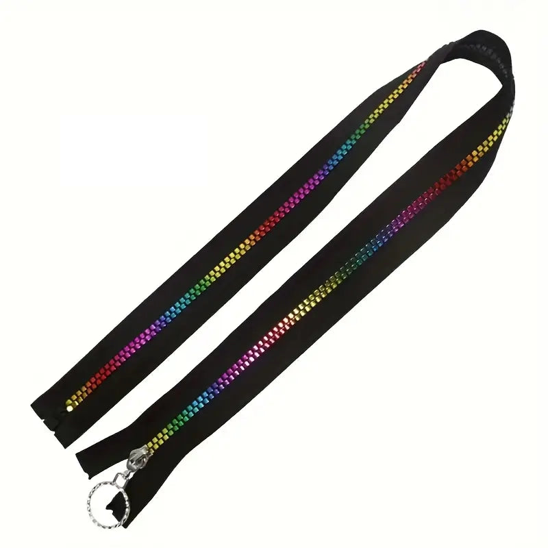 Rainbow Gradient Zipper Nylon #5 (20" with Alloy Pull)