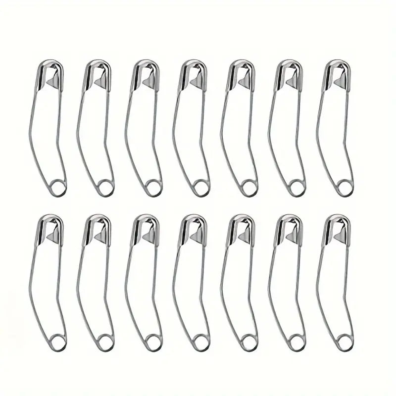 Curved Safety Pins 100Pc (Large 1.5") - Dinkydoo Fabrics