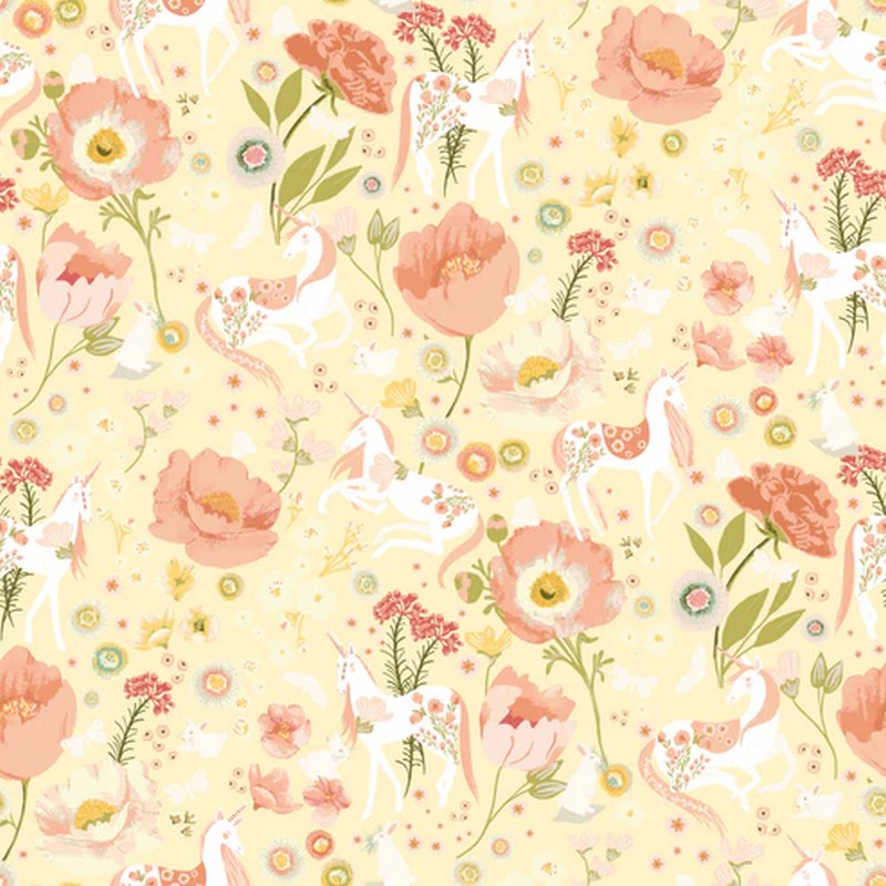 Unicorn Dreams - Dreamland in Sunshine - Ginger Deverell - Poppie Cotton