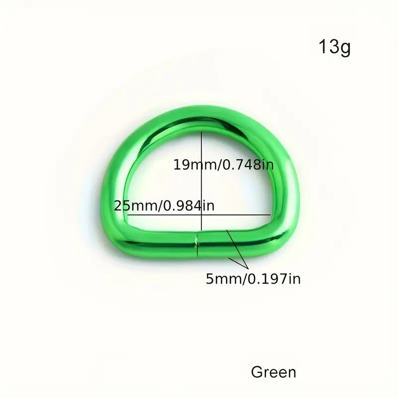 Candy Hardware D Rings - (1")